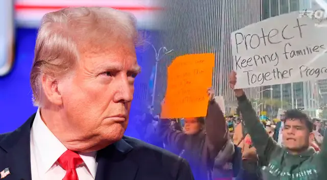En Nueva York, los inmigrantes salieron a las calles para protestar.