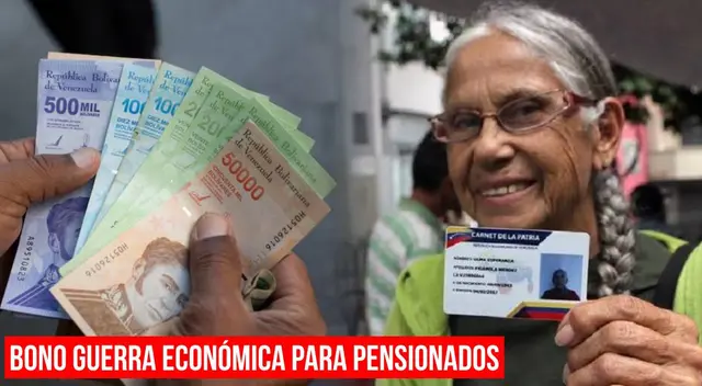 Bono de Guerra Económica de noviembre 2024 para pensionados