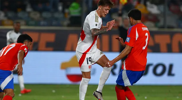 Perú y Chile chocaron en el Estadio Nacional por las Eliminatorias 2026.