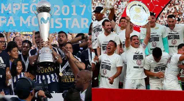 Alianza Lima y Universitario son los clubes más campeones del Perú.