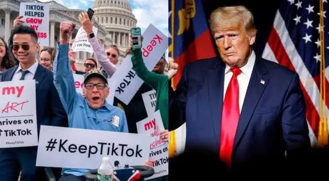 Ante las manifestaciones en contra de la prohibición de TikTok, Trump planea que vuelva a Estados Unidos.