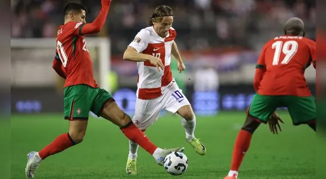 Portugal y Croacia igualaron 1-1 por la Liga de Naciones de Europa