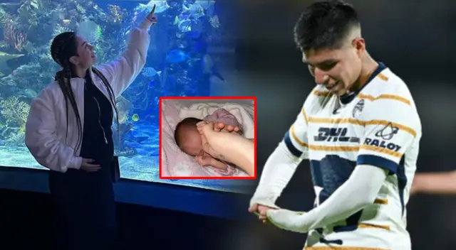 Piero Quispe y Cielo Berrios publicaron fotografía de su primera bebé.