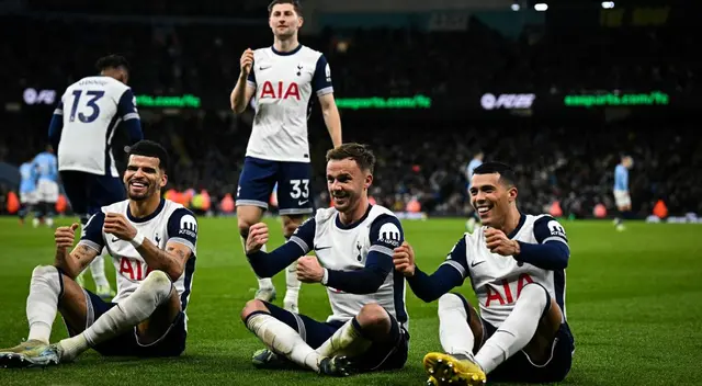 Tottenham venció a City. Tottenham venció a City.