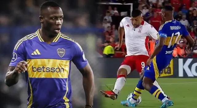 Advíncula tuvo algunos minutos en cancha ante Huracán y realizó una huacha.
