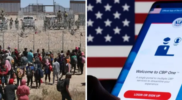 Inmigrantes están en búsquedas de CITA de ASILO en ‘CBP One’. Inmigrantes están en búsquedas de CITA de ASILO en ‘CBP One’.