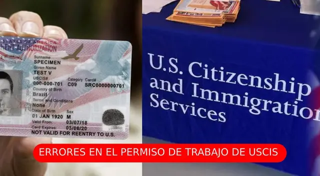 USCIS advierte sobre estos dos errores en el permiso de trabajo.