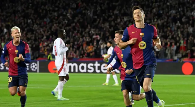 Robert Lewandowski marcó dos goles en el triunfo de Barcelona ante Brest. Robert Lewandowski marcó dos goles en el triunfo de Barcelona ante Brest.