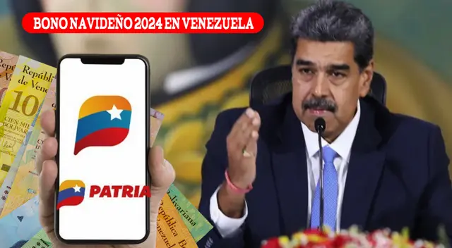 El Bono Navideño 2024 comenzaría a entregarse mediante la plataforma oficial del Sistema Patria. El Bono Navideño 2024 comenzaría a entregarse mediante la plataforma oficial del Sistema Patria.