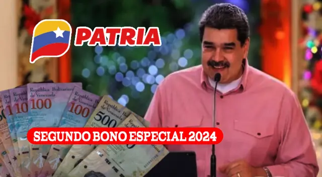 El Segundo Bono Especial de noviembre ya se está pagando en la plataforma del Sistema Patria. El Segundo Bono Especial de noviembre ya se está pagando en la plataforma del Sistema Patria.