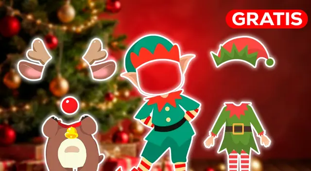 Descarga las mejores plantillas para decorar tu oficina por la Navidad.
