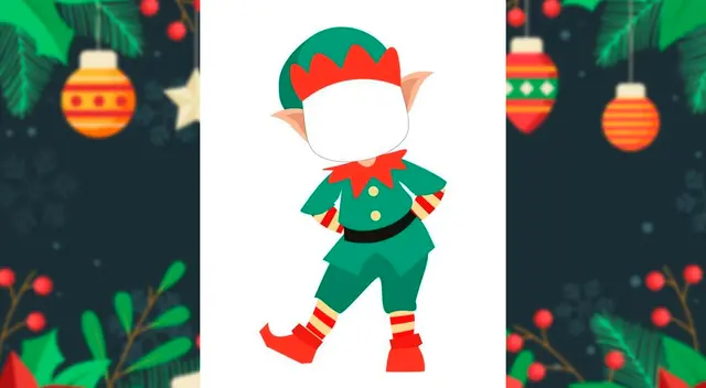 Descarga totalmente gratis la imagen de un duende navideño para celebrar la Navidad.