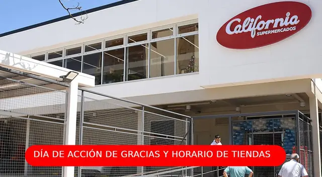 Acción de Gracias: conoce el horario de estas tiendas en California. Acción de Gracias: conoce el horario de estas tiendas en California.