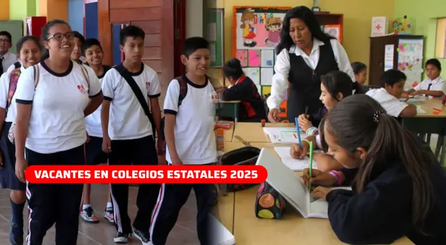 Minedu habilitará un LINK para conocer las vacantes en colegios estatales. Minedu habilitará un LINK para conocer las vacantes en colegios estatales.