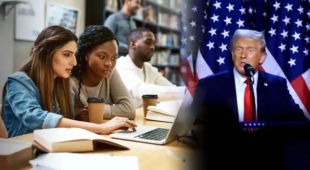 Trump propuso restricciones a las visas estudiantiles durante su primer mandato. Trump propuso restricciones a las visas estudiantiles durante su primer mandato.