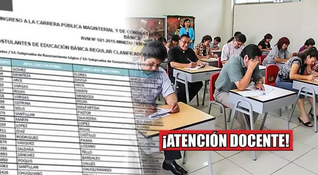 Examen de Nombramiento Docente: revisa los resultados