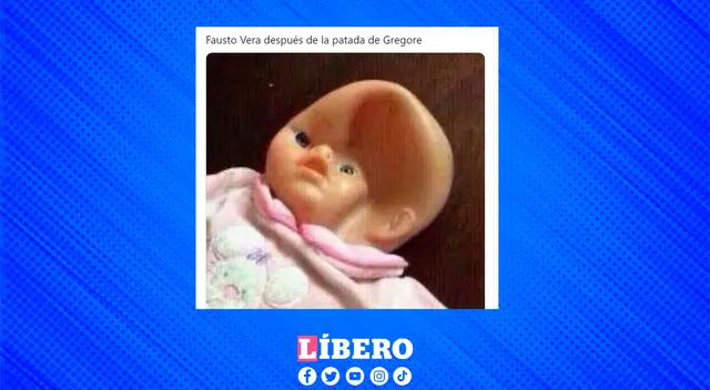 Fausto Vera tampoco pudo escapar de los memes, así graficaron su rostro. Fausto Vera tampoco pudo escapar de los memes, así graficaron su rostro.