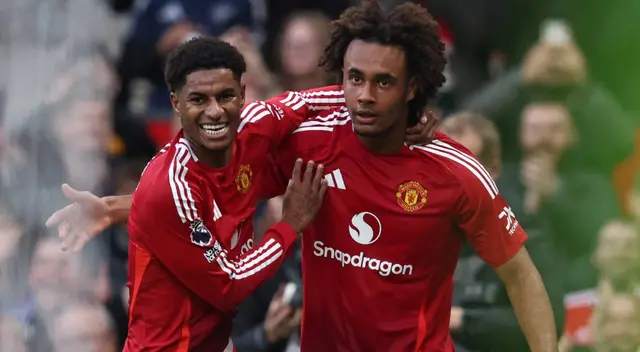 Manchester United goleó a Everton