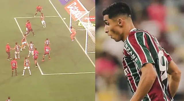 Kevin Serna llamó la atención de los hinchas de Fluminense.