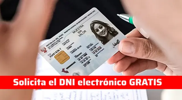 Conoce quiénes pueden solicitar y obtener el DNI electrónico sin costo alguno. Conoce quiénes pueden solicitar y obtener el DNI electrónico sin costo alguno.