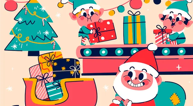 Imagen de Navidad para imprimir en 2024 y disfrutar de las fiestas. Imagen de Navidad para imprimir en 2024 y disfrutar de las fiestas.