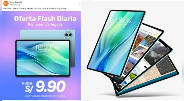 TECLAST P50 Tablet esta es la tablet que se vende en temu a 9.90 soles