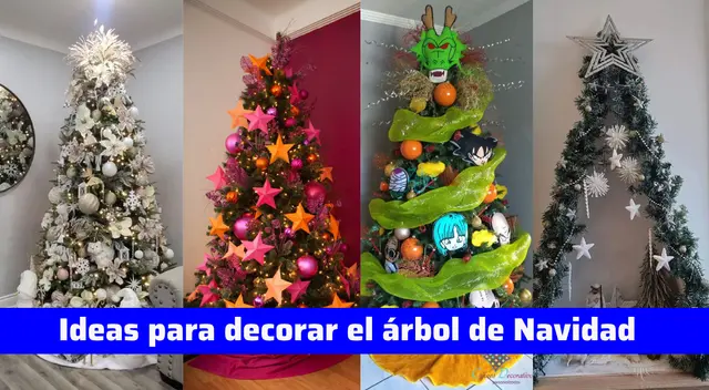 Te presentamos algunos modelos de árbol de Navidad para que seas la sensación en la familia.