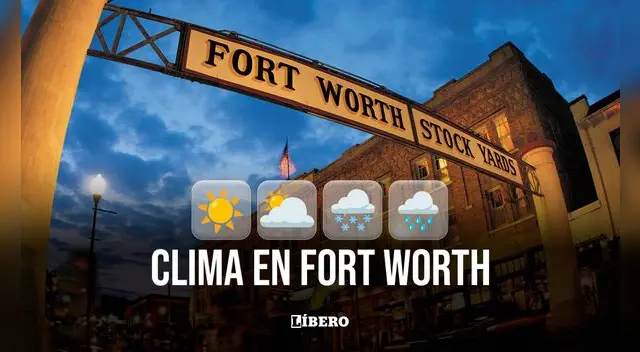 Clima y pronóstico del tiempo en Fort Worth hoy, domingo 05 de enero de 2025, según National Weather Service. | Foto: Composición Líbero