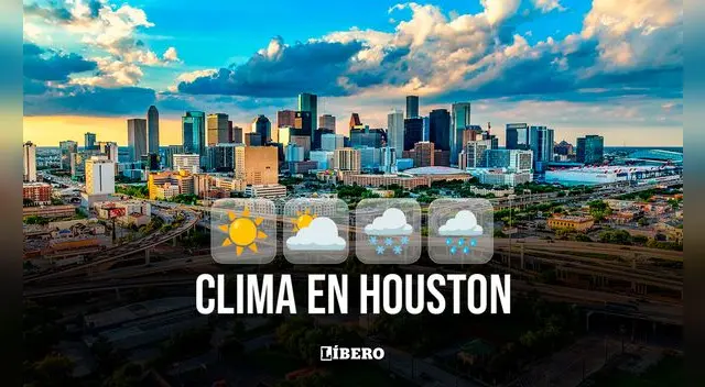 Clima y pronóstico del tiempo en Houston hoy, lunes 25 de agosto de 2025, según National Weather Service. | Foto: Composición Líbero