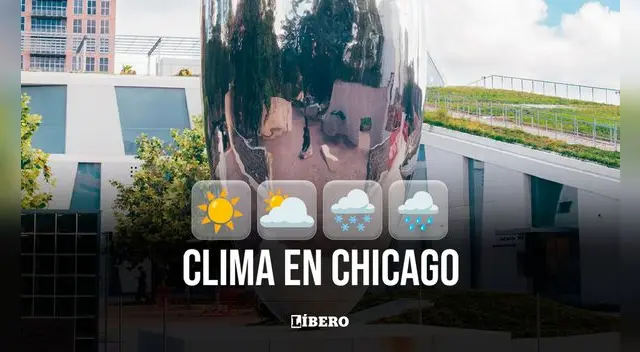 Clima y pronóstico del tiempo en Chicago hoy, lunes 07 de julio de 2025, según National Weather Service. | Foto: Composición Líbero