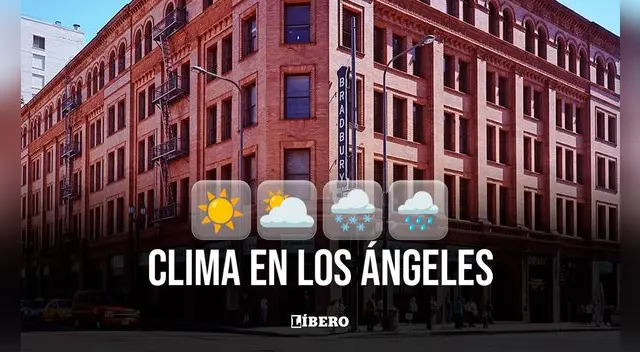Clima y pronóstico del tiempo en Los Ángeles hoy, martes 26 de agosto de 2025, según National Weather Service. | Foto: Composición Líbero