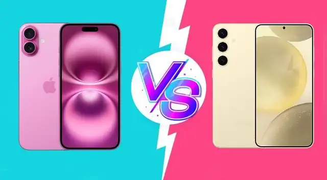 Conoce la diferencia y similitudes entre el iPhone 16 Plus de  Apple y Galaxy S24 Plus de Samsung.