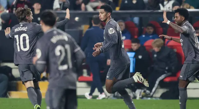Jude Bellingham anotó el segundo gol del Real Madrid frente a Rayo Vallecano Jude Bellingham anotó el segundo gol del Real Madrid frente a Rayo Vallecano