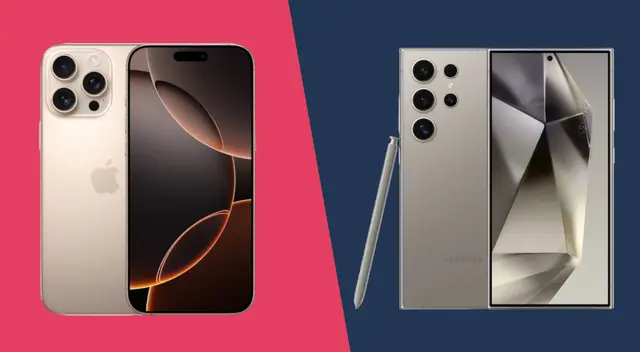 Características y diferencias entre el iPhone 16 Pro Max y el Samsung S25 Ultra.