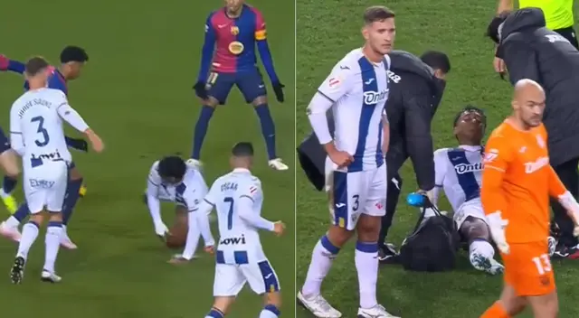 Renato Tapia hizo sufrir a Barcelona, pero terminó lesionado. Renato Tapia hizo sufrir a Barcelona, pero terminó lesionado.