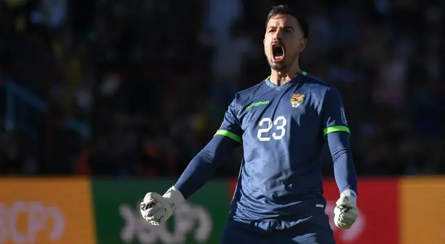 Guillermo Viscarra es el portero de la selección de Bolivia.