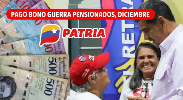 El Bono Guerra para pensionados IVSS y Amor Mayor se pagará en los próximos días. El Bono Guerra para pensionados IVSS y Amor Mayor se pagará en los próximos días.