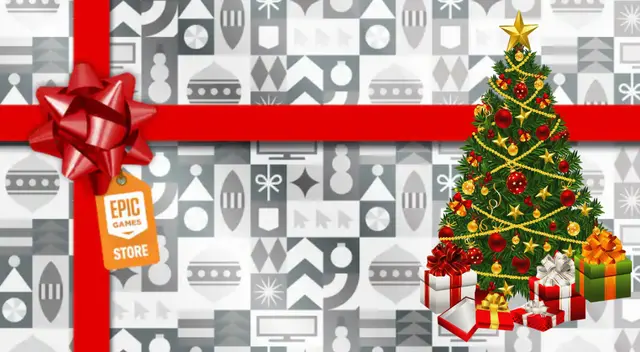 Regalos por Navidad en la tienda de Epic Games.