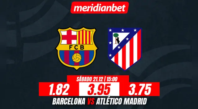 Con Barcelona liderando la tabla y Atlético en crecimiento, el encuentro promete una competencia intensa. Fuente: Difusión. Con Barcelona liderando la tabla y Atlético en crecimiento, el encuentro promete una competencia intensa. Fuente: Difusión.