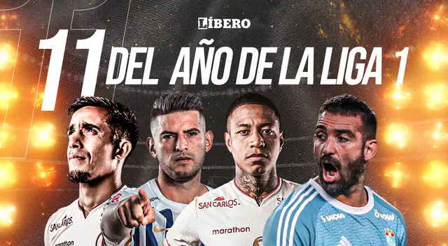 Once ideal de la Liga 1. Once ideal de la Liga 1.