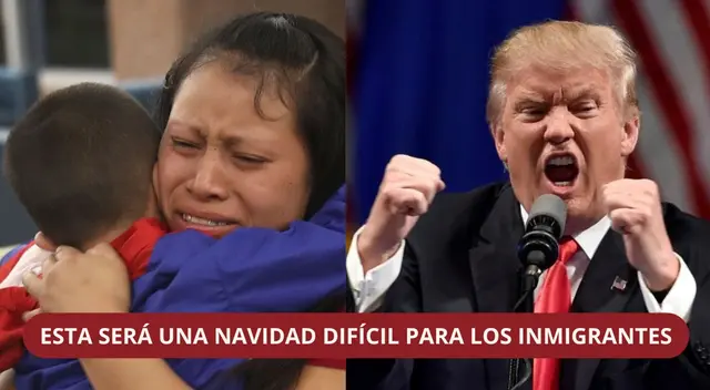 Las deportaciones masivas de Donald Trump siembran miedo e incertidumbre en la comunidad inmigrante de Estados Unidos en estas épocas festivas. Las deportaciones masivas de Donald Trump siembran miedo e incertidumbre en la comunidad inmigrante de Estados Unidos en estas épocas festivas.