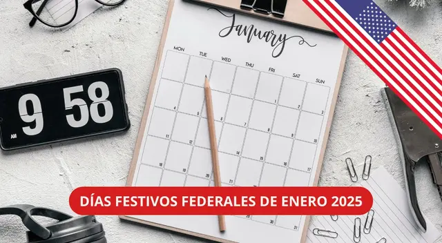 El Gobierno de Estados Unidos reconoce tres días festivos federales para enero 2025.