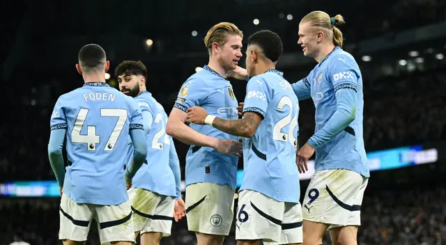 Manchester City golea a West Ham. Manchester City golea a West Ham.