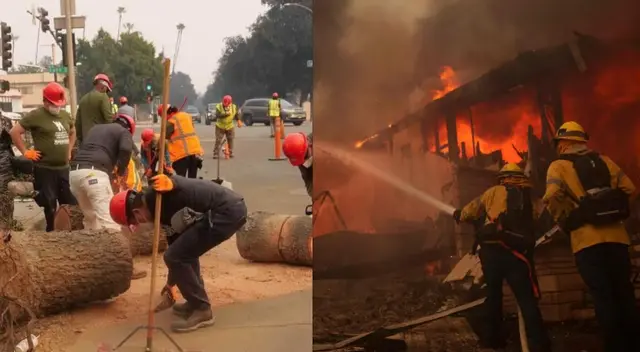 Los trabajadores indocumentados se unen para limpiar los escombros tras el incendio en California. Los trabajadores indocumentados se unen para limpiar los escombros tras el incendio en California.