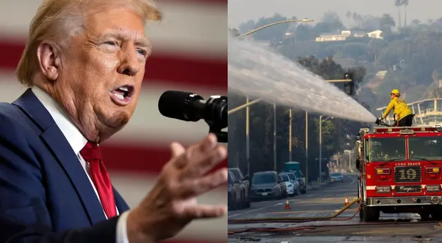 Trump, en su red social Truth, culpa a Newsom por la alta devastación de los incendios. Trump, en su red social Truth, culpa a Newsom por la alta devastación de los incendios.
