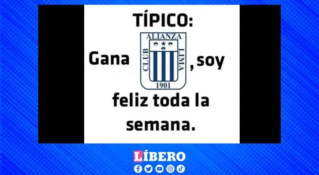 Los memes que dejó el partido de Alianza Lima. Los memes que dejó el partido de Alianza Lima.
