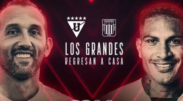 Liga de Quito presentará a su plantel 2025 ante Alianza Lima de Barcos y Guerrero.