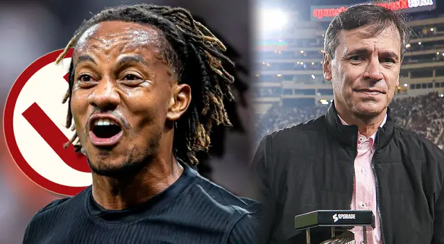 El técnico de Universitario, Fabián Bustos, tuvo una charla con André Carrillo.