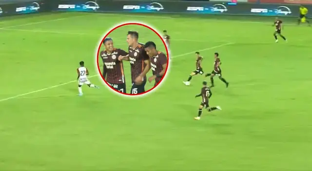Diego Churín marcó un golazo. Diego Churín marcó un golazo.