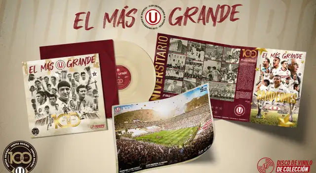 Disco de vinilo que celebra el centenario de Universitario es uno de los más vendidos en Perú Disco de vinilo que celebra el centenario de Universitario es uno de los más vendidos en Perú